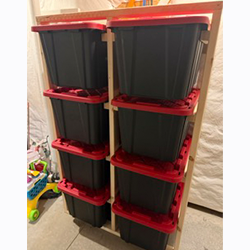 8 Tote Rack (No Totes)